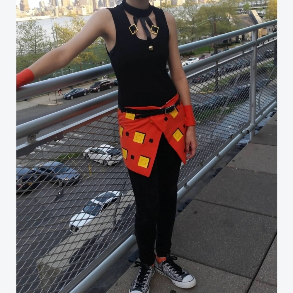 Narancia Jojo’s Bizarre Adventure Vento Aureo Cosplay top & skirt XS